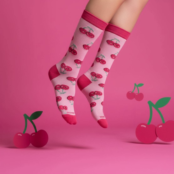 calcetines siempre juntas rosas