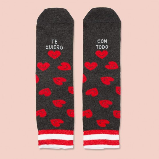 Calcetines "Te quiero con todo"