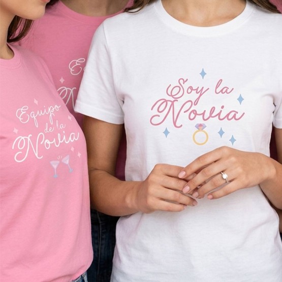Camisetas para novia y amigas