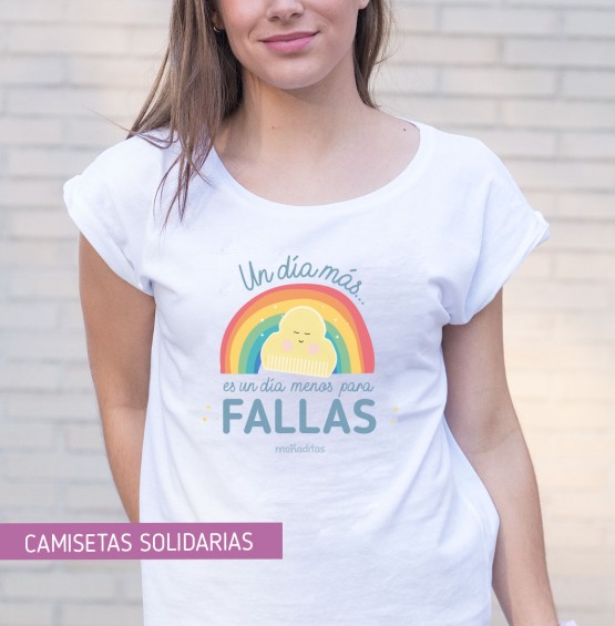 camiseta fallera arcoíris