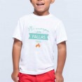 Camiseta mensaje fallero infantil