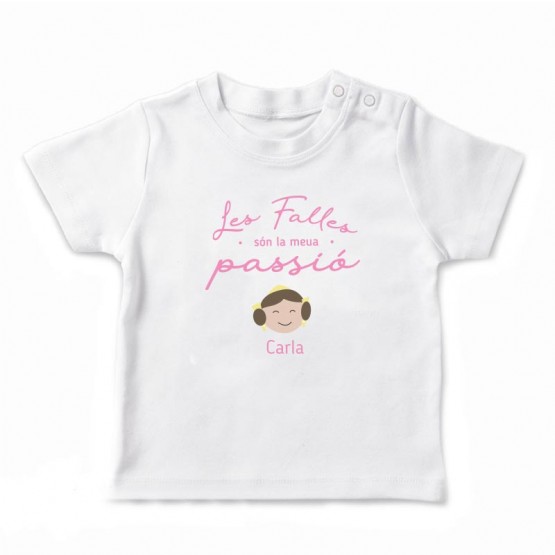 Camiseta mensaje fallero infantil