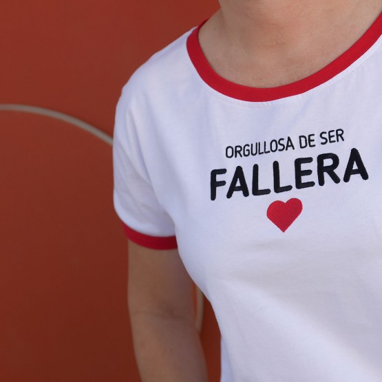 camiseta fallera corazon