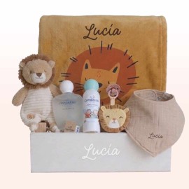 Canastilla le&oacute;n personalizada