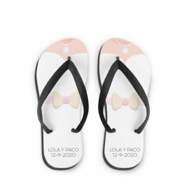 Chanclas personalizadas para Novia