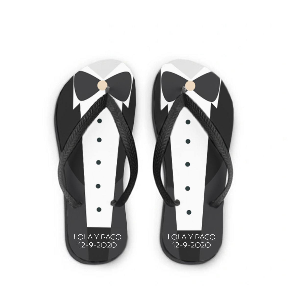 Las mejores Chanclas de novio Bodas - moñaditas