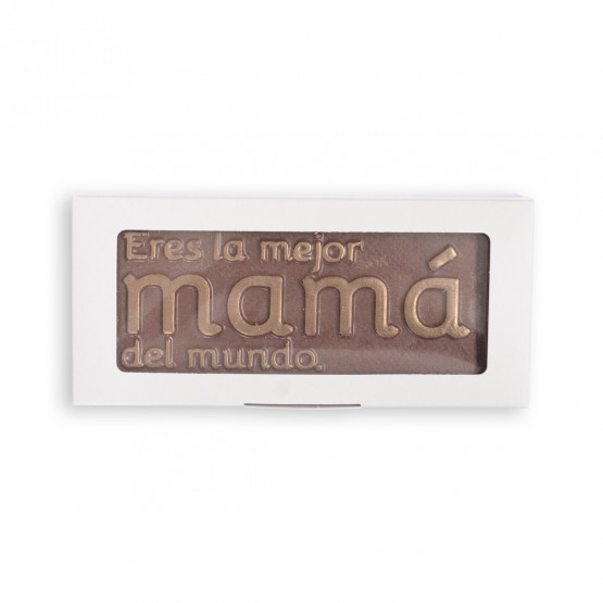 chocolate con mensaje mamá