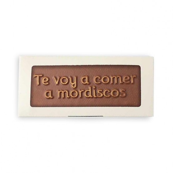 chocolate "Te voy a comer a mordiscos "