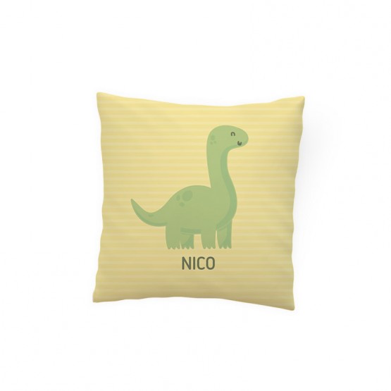 cojin personalizado dinosaurio