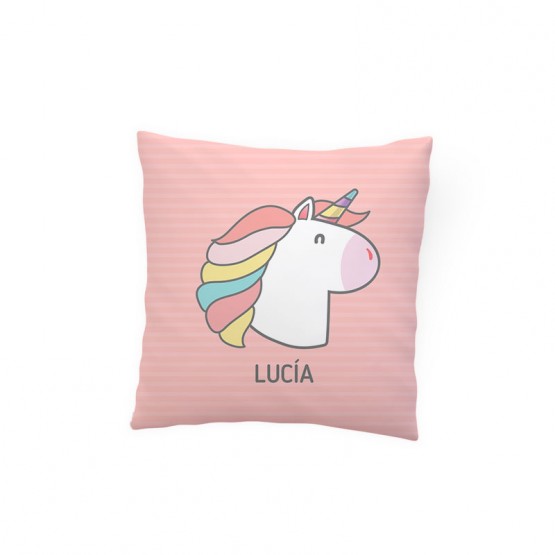 cojin unicornio personalizado