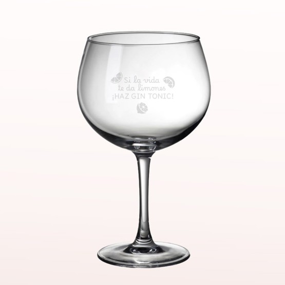 copa gin tonic limones
