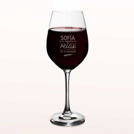 copa vino profe personalizada