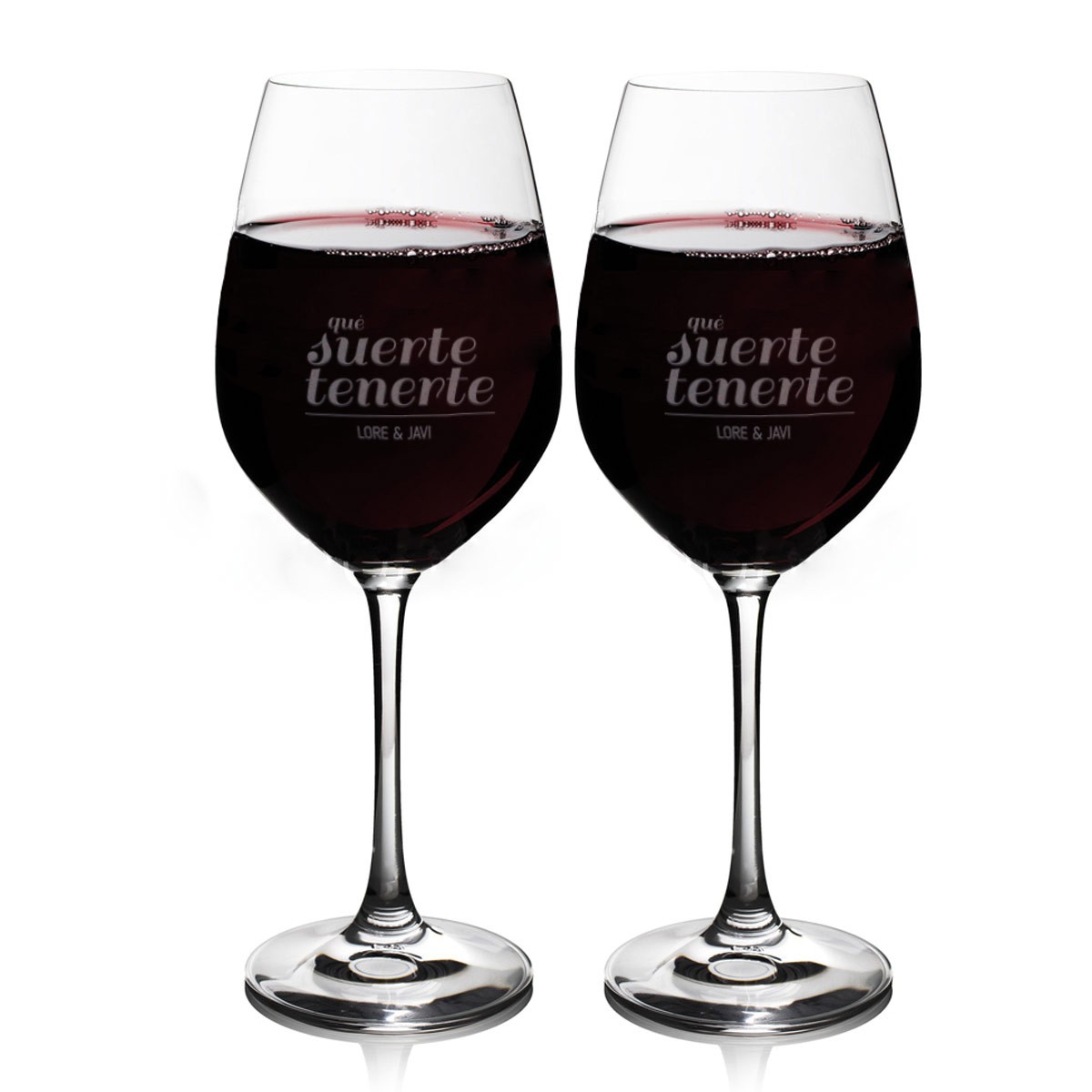 ❤️ Copas de vino para parejas felices ❤️ PERSONALIZADAS