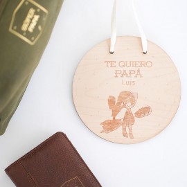 Dibujo personalizado en madera