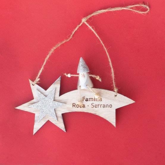 Estrella árbol personalizada