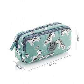 estuche escolar 2 cremalleras