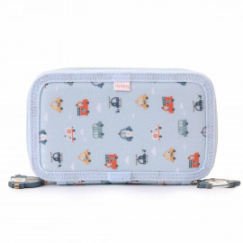 estuche plumier coches