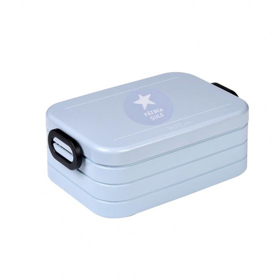 fiambrera bento azul mepal