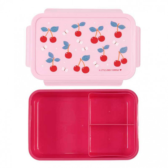 fiambrera bento cerezas