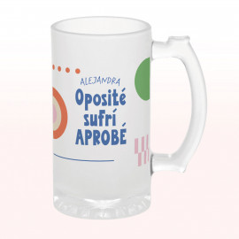 jarra cerveza opositor personalizada