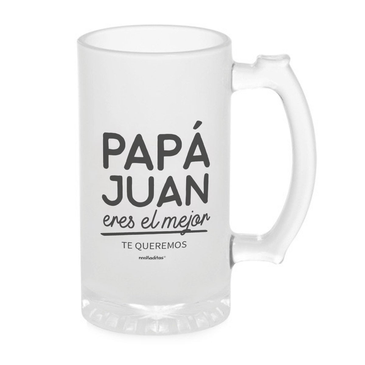 Eres la caña! Jarra de cerveza personalizada