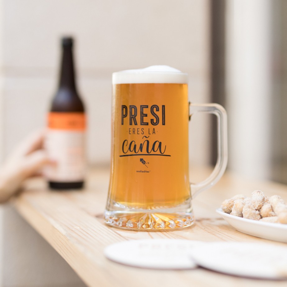 Jarras de cerveza personalizadas con fotos | Regalo original para el Día  del Padre, San Valentín o parejas | Jarra de cerveza, un Regalo Original y