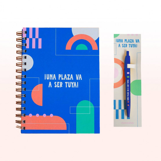 libreta + boli opositores
