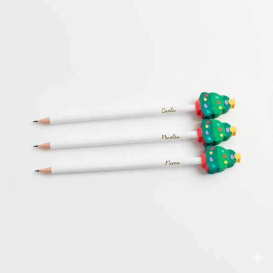 lapiz navidad personalizado