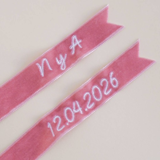 cinta personalizada novia