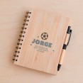 libreta personalizada de madera