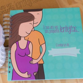 Libro recuerdos embarazo gemelos