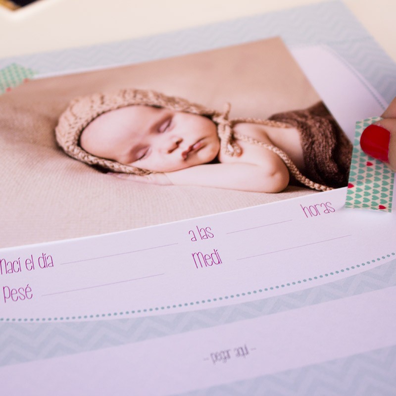 MIMUSELINA | Album Fotos Bebe Primer Año | Guarda los Mejores Recuerdos del  Primer año en un Album de Fotos para tu Bebé | Perfecto como Regalos Para