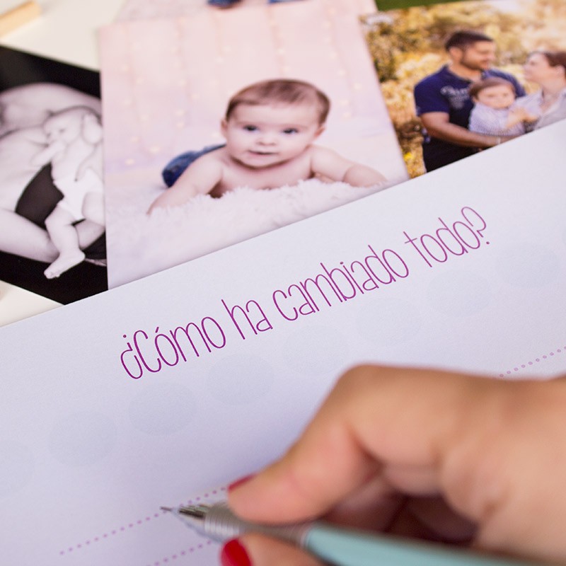 El libro de recuerdos del primer año del bebé - detallesconmimo