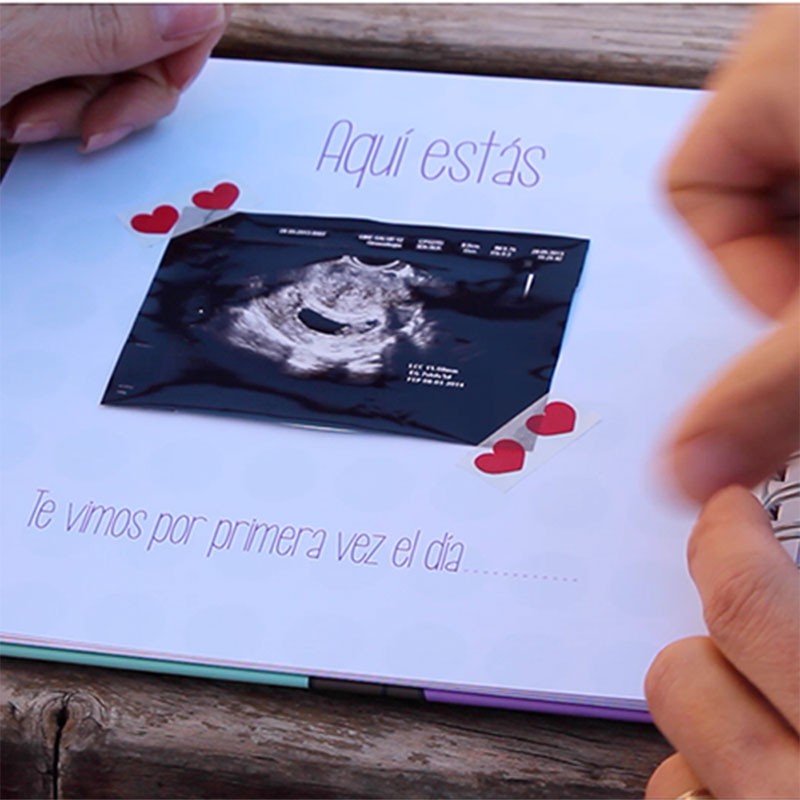 🤰 Libro de recuerdos del embarazo 🤰 Embarazo mes a mes