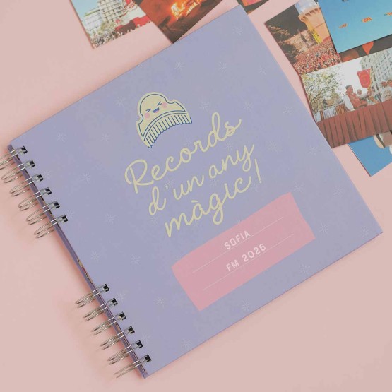 libro personalizable para falleras