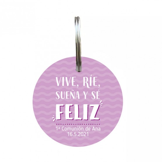 llavero con frase eventos