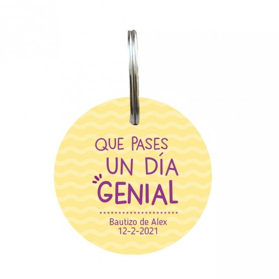 llavero personalizado genial