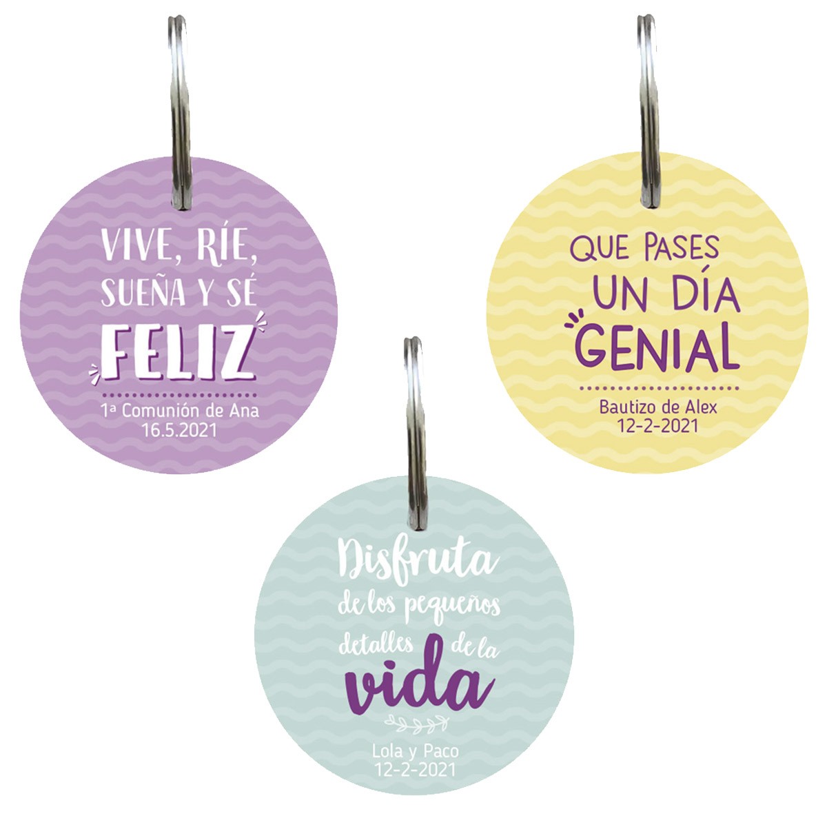 ✓ Llavero personalizado para Eventos Divertidos - Moñaditas