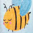 manta bebe abejita