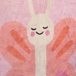manta mariposa infantil personalizable