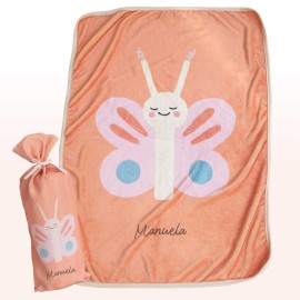manta mariposa infantil