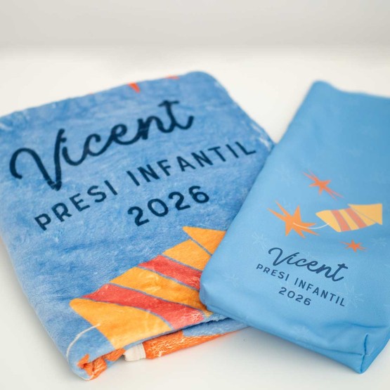 manta personalizada presidente