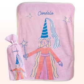 manta personalizada princesa