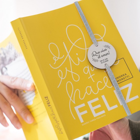 punto de libro con mensaje
