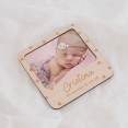 Marco con foto de bebe personalizado