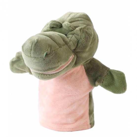 marioneta peluche cocodrilo
