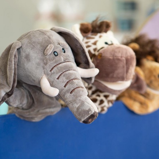 marionetas peluche elefante