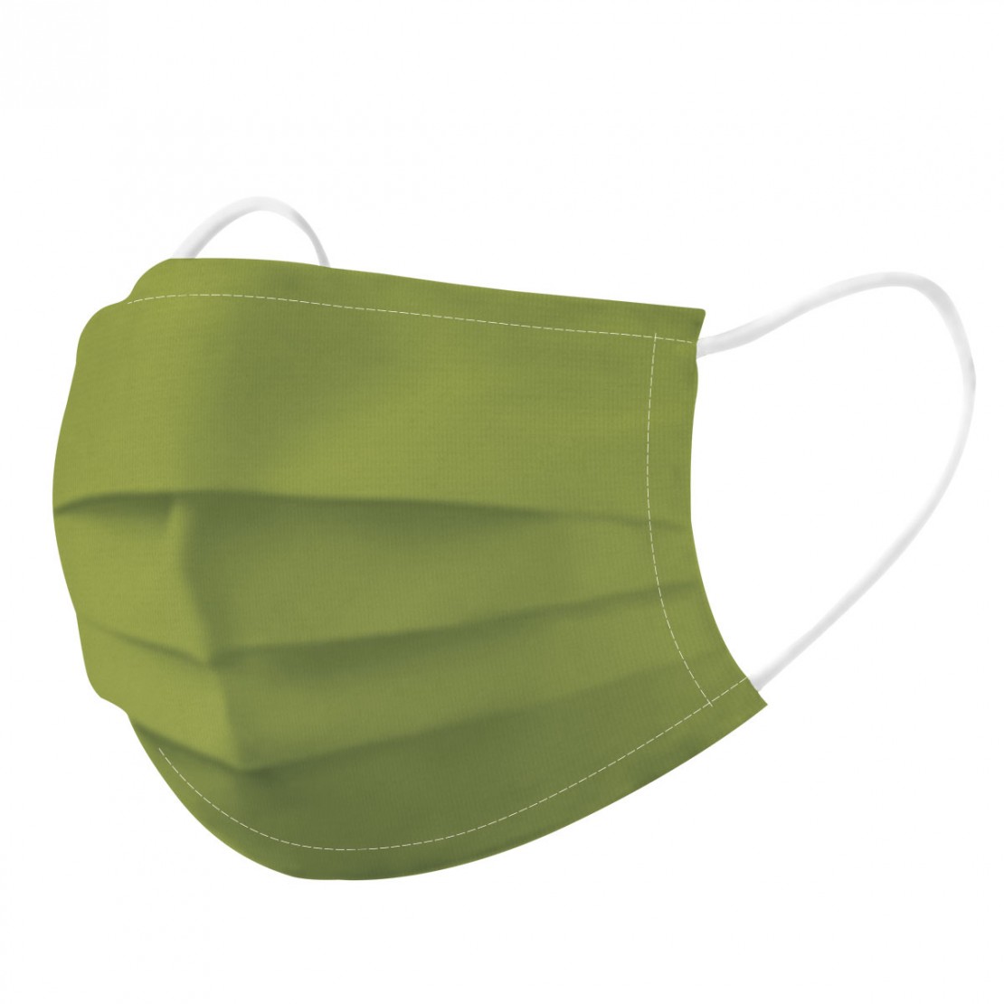Mascarilla color verde oliva UNE 0065:2020 50 LAVADOS