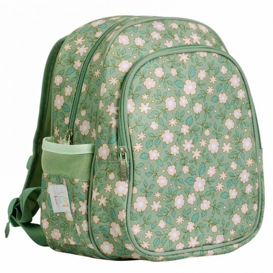 mochila infantil flores