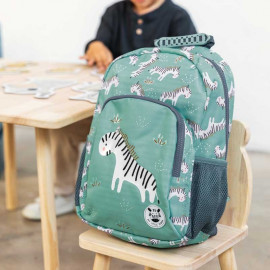 mochila cebra mint